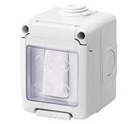 Gewiss Complete Container System Tin, with Unipolar Diverter 16Ax, IP55, Grey RAL 7035 (GW27833DY)