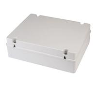 Gewiss GW44210 Junction Box With Plain Screwed Lid - IP56 - Internal Dimensions 380X300X120 - Smooth Walls - Grey Ral 7035