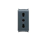 GEWISS GW 30203 OUTLET BIVALENT STANDARD ENG C/SCREENS 2 P + T 16 A P17 PLAYBUS