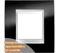 Gewiss GW16222TN LUX-ABDECKRAHMEN INT. 2E TONERSCHWARZ