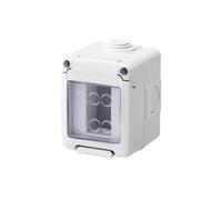 GEWISS GW27041: 1-Gang, Single-Mod, IP55 Switch Enclosure