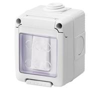 Gewiss Gw27833 Weatherproof Light Switch Ip55 16 Amp - 1 Gang 2 Way