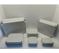 GEWISS GW442 ENCLOSURE JUNCTION BOX ADAPTABLE PVC PLASTIC WATERPROOF IP56 GREY