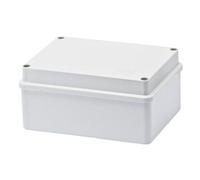 Gewiss GW44206 Junction Box With Plain Screwed Lid - IP56 - Internal Dimensions 150X110X70 - Smooth Walls - Grey Ral 7035