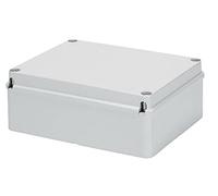 Gewiss GW44207 190mm Outdoor IP56 Junction Box Hinged Lid 190x140x70mm Plastic