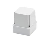 Gewiss GW44214 Junction Box With Deep Screwed Lid - IP56 - Internal Dimensions 100X100X120 - Smooth Walls - Grey Ral 7035