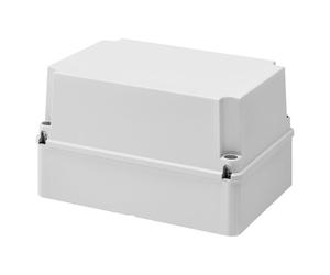 Gewiss GW44219 Junction Box With Deep Screwed Lid - IP56 - Internal Dimensions 300X220X180 - Smooth Walls - Grey Ral 7035