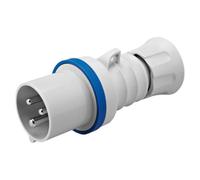Gewiss Gw60004H Industrial Plug 2P+E (3 Pin) 6H 240V Blue - 16 Amp