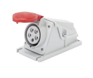 Gewiss GW62482 Low Voltage Screw Wiring 90 Degree Angled Surface-Mounting Socket