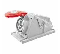 Gewiss - GW62492 - 32A 3P+E 415V IP44 90 Degree Angle Wall Mounted Socket Outlet