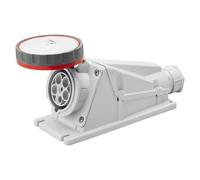 Gewiss GW63527 Low Voltage Screw Wiring 90 Degree Angled Surface-Mounting Socket