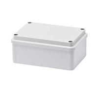 Gewiss IP65 Watertight Box Junction Box with Low Screw Lid, Grey, Includes Screws