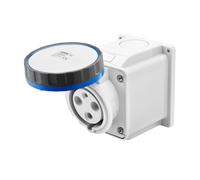 Gewiss IP67 10W Receptacle 2P+E 63A 230V 6H GW63448