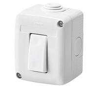 Gewiss Protected System Complete Enclosures, with Unipolar Diverter 16 Ax, IP40, Grey RAL 7035