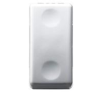 Gewiss System Single Pole Switch for Surface-Mounted Box, 1 Pole, NA, 250 VAC, 16AX, 1 Module, White, GW20571DY
