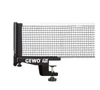 GEWO CS Professional Table Tennis Net - Professional Table Tennis Net for Table Tennis Table - Solid Metal Set with Height Adjustment Screw and Durable Net Structure, Black, 183 cm Long