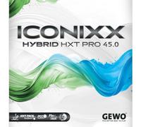 GEWO Iconixx Hybrid HXT Pro 45.0 Table Tennis Rubber (Black, 2.0 mm)