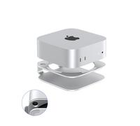 GEWOKLIY Mac mini M4 Stand, Aluminum Mount for 2024 Mac mini M4 and M4 Pro, Built in Chill, Access to Power Button, Anti-Slip │ Accessories