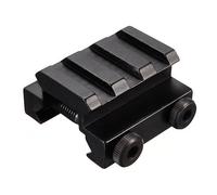 Gexgune 0.5 Inch (1/2") 3 Slot P.icatinny Rail Riser Mount - Aluminum Alloy Mini Riser Block