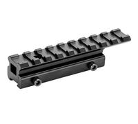 Gexgune 11mm to 20mm P.icatinny Rail Adapter - High Profile 17mm Riser, 10cm Rail, Solid Aluminum Mount for Optics/Lasers