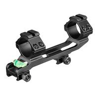 Gexgune 25.4mm/30mm Rifle Scope Mount Rings with Top P.icatinny Rails, Bubble Level - Universal P.icatinny Rail Mount for Hunting Optics