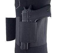 Gexgune Concealed Carry Belly Band Gun Holster Under Cover Elastic Abdominal Band Pistol Holster with 2 Magazine Pouches (3 Sizes Optional)