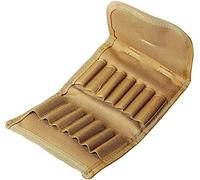 Gexgune Hunting Foldable Ammo Carrier Bag Shotgun Bullet Holder Rifle Cartridge Carrier 14 Round Ammo Shells Tactical Molle Shell Pouch (Khaki)