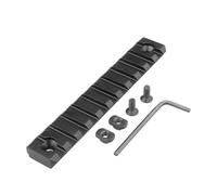Gexgune M-IOK to P.icatinny Rail Adapter - Tool-Free Mounting for AR15, Rifle, Airsoft (11Slot)