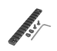 Gexgune M-IOK to P.icatinny Rail Adapter - Tool-Free Mounting for AR15, Rifle, Airsoft (13Slot)