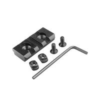 Gexgune M-IOK to P.icatinny Rail Adapter - Tool-Free Mounting for AR15, Rifle, Airsoft (3Slot)