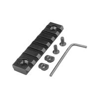 Gexgune M-IOK to P.icatinny Rail Adapter - Tool-Free Mounting for AR15, Rifle, Airsoft (7Slot)