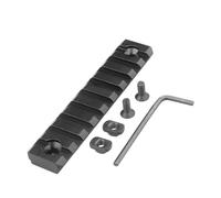 Gexgune M-IOK to P.icatinny Rail Adapter - Tool-Free Mounting for AR15, Rifle, Airsoft (9Slot)