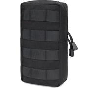 Gexgune Military 600D MOLLE Pouch Bag DEC Utility Vest Gadget Bag Tactical Hunting Hiking Waist Pack Outdoor Equipment (Black)