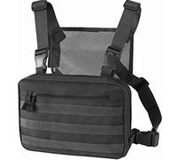 Gexgune Military Tactical Chest Bag Backpack Men Adjustable Multi-Functional Molle Tool Pouch Shoulder Tactical Vest Bag