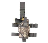 Gexgune Outdoor Hunting Combat Legs Hanging Gun Holster Tactical Nylon Gun Holster Universal Pistol Equipment (ACU)