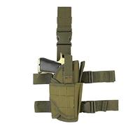 Gexgune Outdoor Hunting Combat Legs Hanging Gun Holster Tactical Nylon Gun Holster Universal Pistol Equipment (Green)