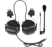 Gexgune Tactical Headsets with Fast Helmet Rail Adapter Military Airsoft Shooting Headset Army Communication Accessories,no Noise Reduction Function