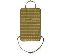 Gexgune Tactical MOLLE Car Seat Back Organizer - Sag-Proof Vehicle Panel Protector w/9-Row Storage, Universal Fit for SUV, Truck, Pickup (Khaki)