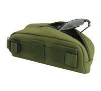 Gexgune Tactical Molle Portable Sunglasses Case Eyeglasses Bag Outdoor Glasses Pouch（Green）