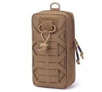 Gexgune Tactical MOLLE Pouch Utility Waist Bag Outdoor Tool Organizer | Durable Nylon, MOLLE Compatible, Multi-Pocket Organizer, Lightweight & Compact, Camo Options, Quick-Access Pocket