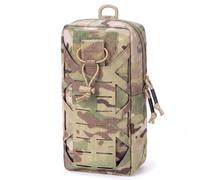 Gexgune Tactical MOLLE Pouch Utility Waist Bag Outdoor Tool Organizer | Durable Nylon, MOLLE Compatible, Multi-Pocket Organizer, Lightweight & Compact, Camo Options, Quick-Access Pocket