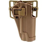 Gexgune Tactical Right Hand CQC Pistol Gun Holster Military Concealment Waist Belt Loop Paddle Holster (4 Models 2 Colors Optional) (Khaki, S1g 220/226/227/228/229 with or w/o rails)