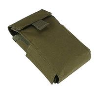 Gexgune Tactical Shotgun Shell Holder Molle Ammo Shot Shell Carrier Pouch 12 GA Rounds (Green)