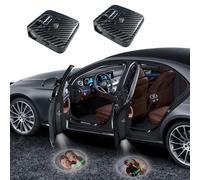 GEXHSRGD 2Pcs Car Door Projector Lights, Welcome Lights for Cars，Car Door Lights Logo Projector for All Car Models No Need for Punching Installation