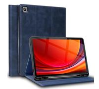 Gexmil Leather Case for Samsung Galaxy Tab A8 10.5 Inch,Adjustable Stand,Auto Sleep/Wake,Anti-Slip,Anti-Fingerprint Model Number:205/X200,Oil Wax Blue