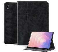 Gexmil Leather Case for Samsung Galaxy Tab S11 Ultra 2025 14.6 Inch with Pencil Holder,Shockproof Protective Adjustable Kickstand Smart Premium Folio Anti Slip Tablet Cover, Black