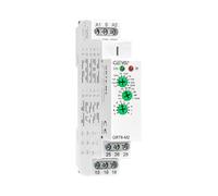 GEYA 10A MultifunctionTimer Relay 10 Funcitons Time Delay Relay 2SPDT DIN Rail 0.1s-10 days(GRT6-M2,AC230V)