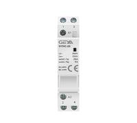 GEYA Automatic Modular Contactor Household Circuit Control Din Rail Mount 2Pole 25A 2NO DC24V