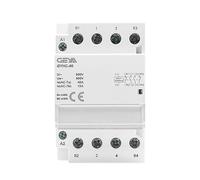 GEYA Automatic Modular Contactor Household Circuit Control Din Rail Mount 4Pole 40A 2NO 2NC AC220V