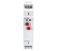 GEYA Delay On Single Function Time Relay 1 Output 16A Electronic Adjustable Power ON Timer Delay Relay Rail Modular(GRT8-A1,AC/DC12V-240V)